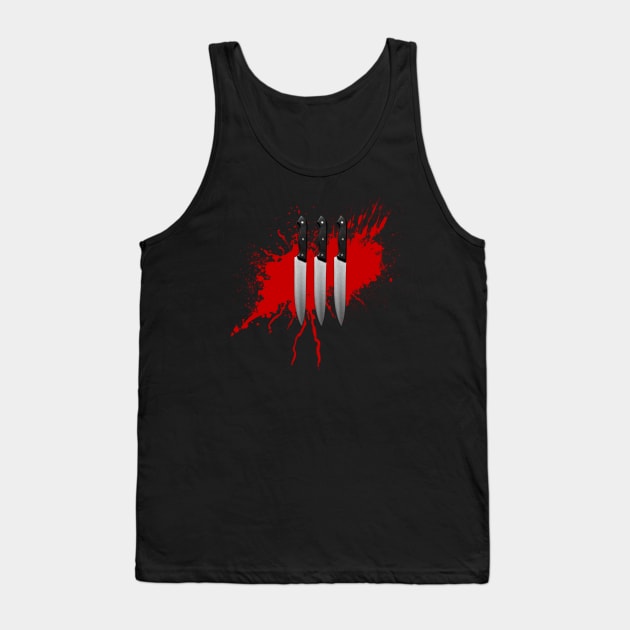 Knives Tank Top by HauntedHart